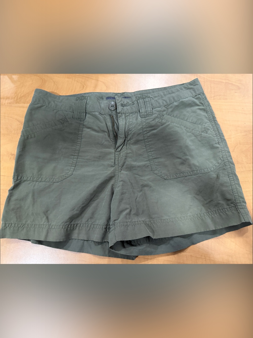 Men's Olive Green Casual Shorts